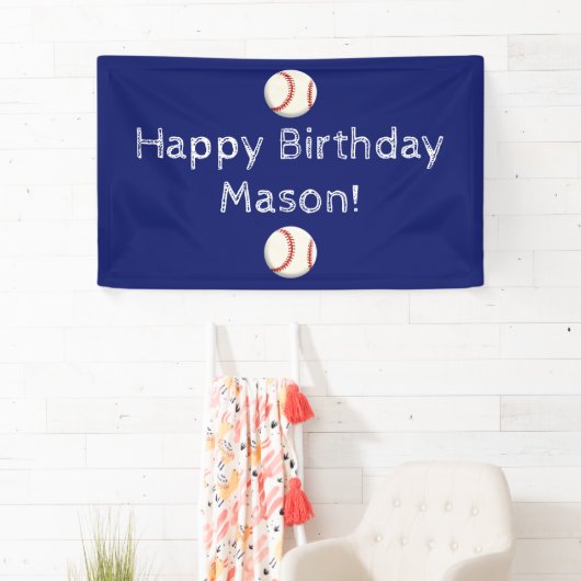 Baseball/Softball de Banner van de Douanepartij (Insitu)