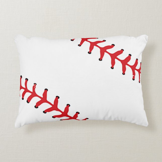 Baseball Softball Design Accent Pillow Decoratief Kussen (Voorkant)