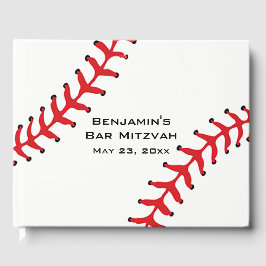 Baseball Softball Design Guest Book Gastenboek