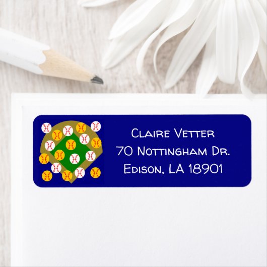 Baseball/Softball Etiket (Insitu)