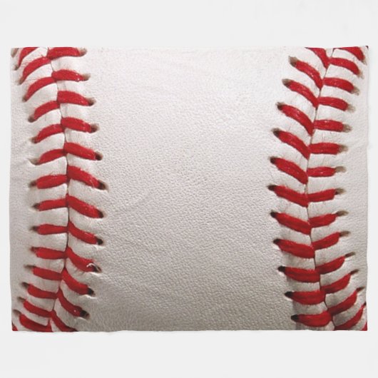 Baseball Softball Fleece Deken (Voorkant (Horizontaal))