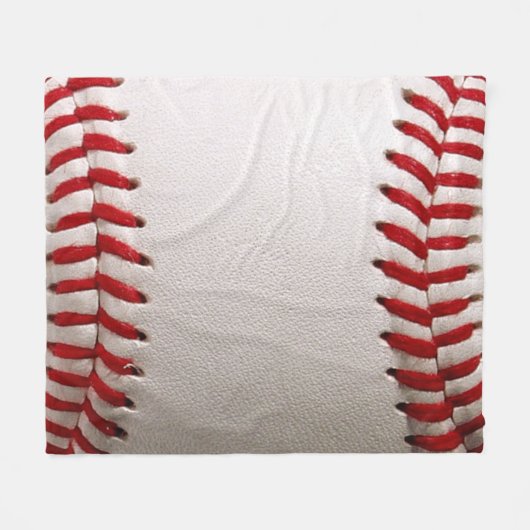 Baseball Softball Fleece Deken (Voorkant (Horizontaal))