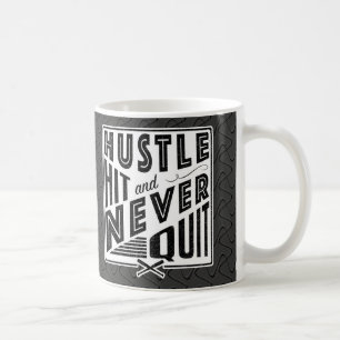 Baseball Softball Hustle, Hit en Nooit stoppen met Koffiemok