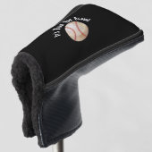 Baseball Softball is dat keer op keer superfaan Golfheadcover (3/4 voorkant)