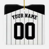 Baseball Softball Jersey gepersonaliseerd Ornament (Achterkant)