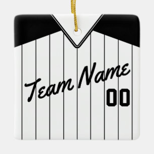 Baseball Softball Jersey gepersonaliseerd Ornament