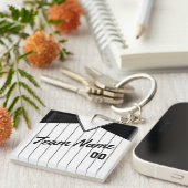 Baseball Softball Jersey Keyring Sleutelhanger (Voorkant Rechts)