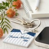  Baseball Softball Jersey Keyring Sleutelhanger (Voorkant Rechts)