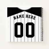  Baseball Softball Jersey Notitieboek (Achterkant)