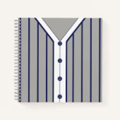  Baseball Softball Jersey Notitieboek (Voorkant)
