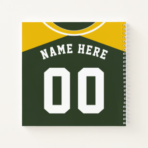  Baseball Softball Jersey Notitieboek