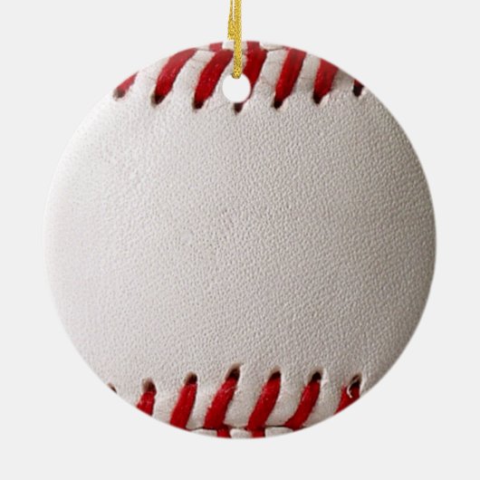 Baseball Softball Keramisch Ornament (Achterkant)