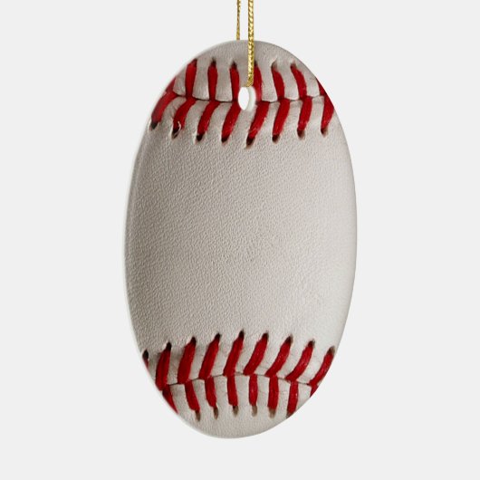 Baseball Softball Keramisch Ornament (Rechts)