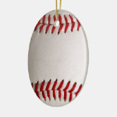 Baseball Softball Keramisch Ornament (Links)