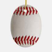Baseball Softball Keramisch Ornament (Voorkant)