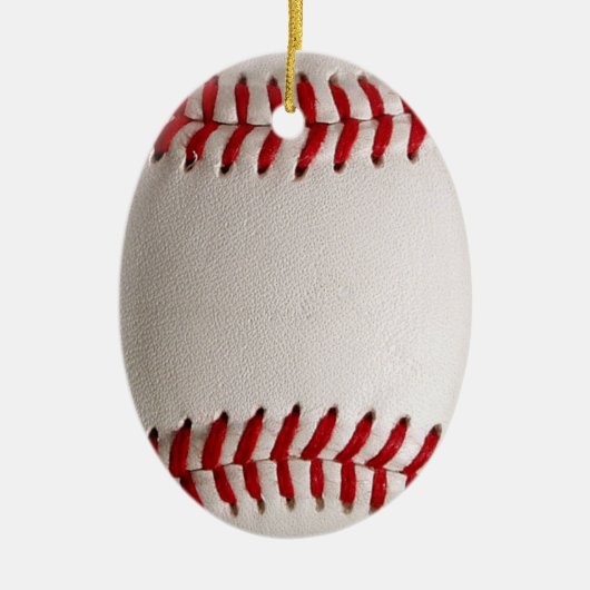 Baseball Softball Keramisch Ornament (Voorkant)