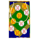 Baseball/Softball Klein Cadeauzakje (Achterkant)