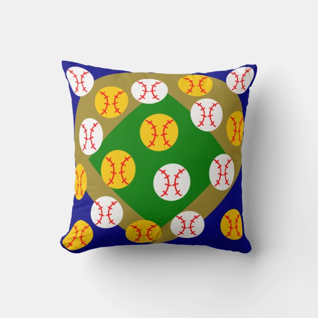 Baseball/Softball Kussen (Voorkant)