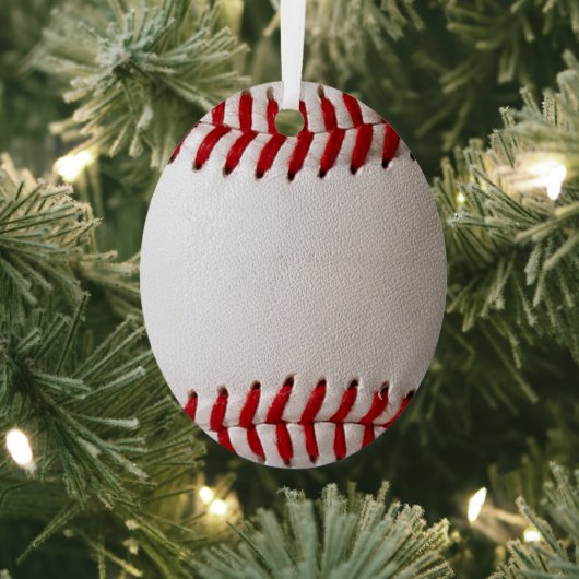 Baseball Softball Metalen Ornament (Insitu)