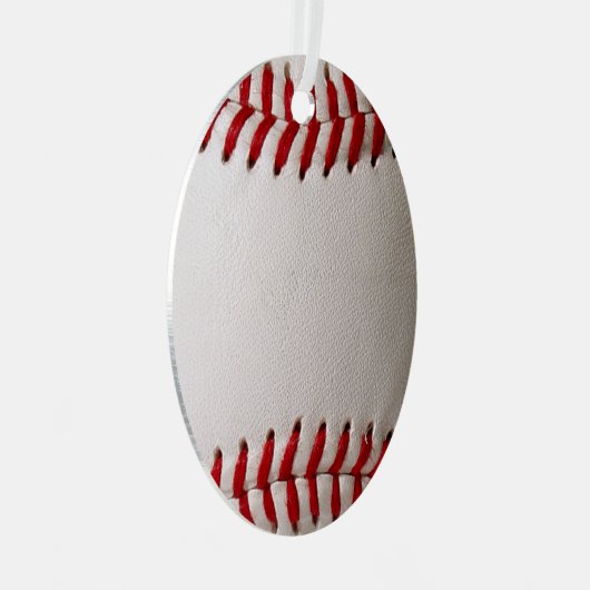 Baseball Softball Metalen Ornament (Voorkant Rechts)
