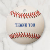 Baseball Softball Paar Foto Dank u Bedankjes Labels (Voorkant)