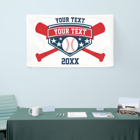 Baseball Softball personaliseren Spandoek (Beurs)