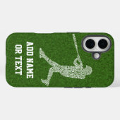 Baseball Softball Player Terminologie Case-Mate iPhone Case (Achterkant (horizontaal))