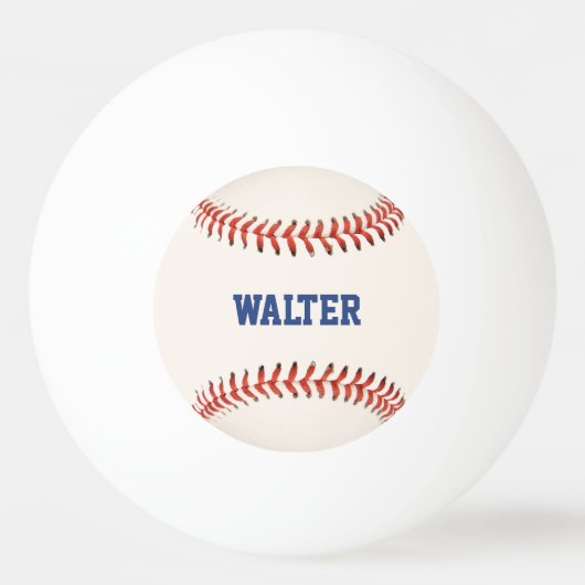 Baseball Softball Sport Naam Pingpongbal (Achterkant)
