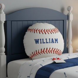 Baseball Softball Sport Name Rond Kussen