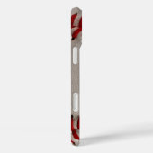 Baseball Softball Steekwerk Aangepaste Tekst Case-Mate iPhone Case (Achterkant / Rechts)