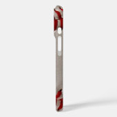 Baseball Softball Steekwerk Aangepaste Tekst Case-Mate iPhone Case (Achterkant / Links)