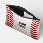 Baseball Softball Steekwerk Aangepaste Tekst Etui (Open)