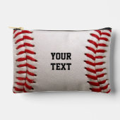 Baseball Softball Steekwerk Aangepaste Tekst Etui (Voorkant)