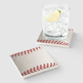 Baseball Softball Stenen Onderzetter (Zijkant)