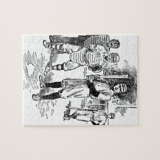 Baseball:Spelaar Legpuzzel (Horizontaal)