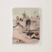 Baseball spelen legpuzzel (Verticaal)