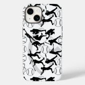 Baseball spelen patroon.w Case-Mate iPhone case (Achterkant)