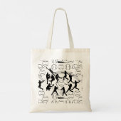 Baseball spelen patroon.w tote bag (Achterkant)