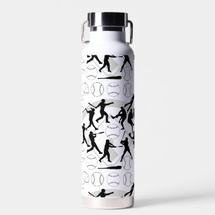Baseball spelen patroon.w waterfles