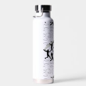 Baseball spelen patroon.w waterfles (Rechts)