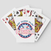 Baseball spelen pokerkaarten (Achterkant)