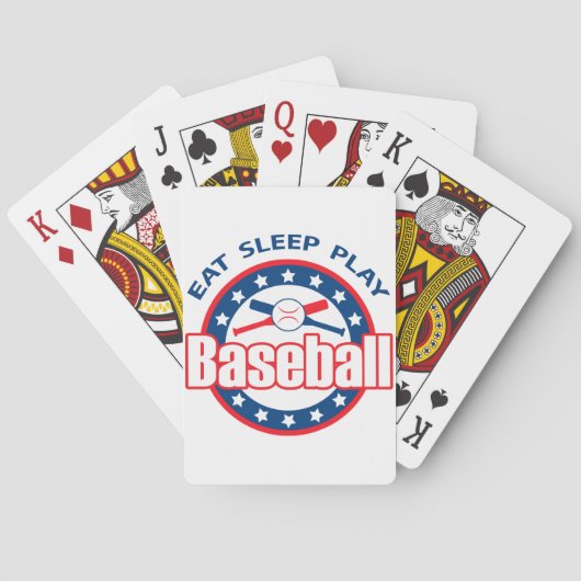 Baseball spelen pokerkaarten (Achterkant)