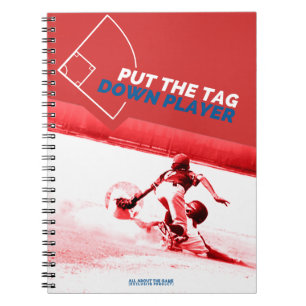 Baseball speler Notitieboek