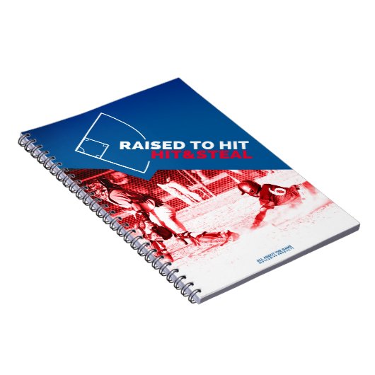 Baseball speler Notitieboek (Rechterzijde)