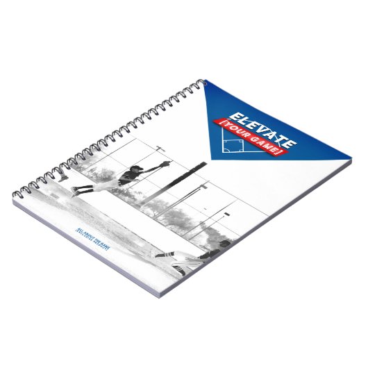 Baseball speler Notitieboek (Linkerzijde)