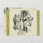 Baseball:spelers Briefkaart (Voorkant / Achterkant)