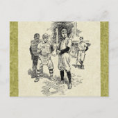 Baseball:spelers Briefkaart (Voorkant)