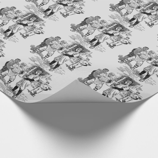 Baseball:spelers Cadeaupapier (Hoek)