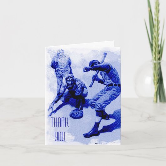  Baseball-spelers Dank u voor Kaart (Voorkant)