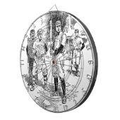 Baseball:spelers Dartbord (Voorkant Rechts)